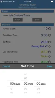 interval timer iphone screenshot 2
