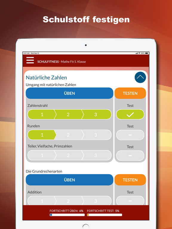 Screenshot #4 for Mathe Fit 5. Klasse