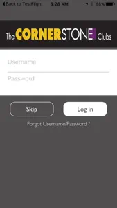 Cornerstone Clubs Application screenshot #1 for iPhone