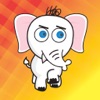 ElliMoji: Elephant Stickers