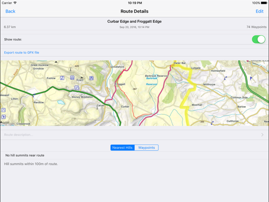 Screenshot #6 pour Peak District Maps Offline