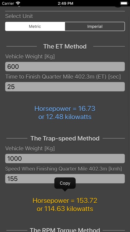 Engine Horsepower Calculator screenshot-3