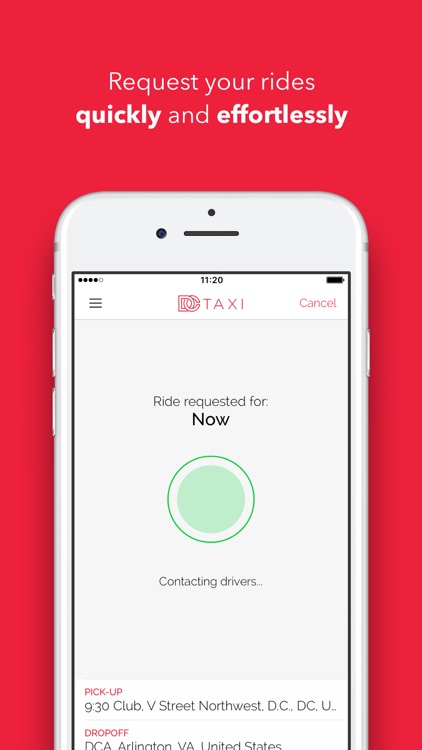 DC TaxiApp for Riders screenshot-3