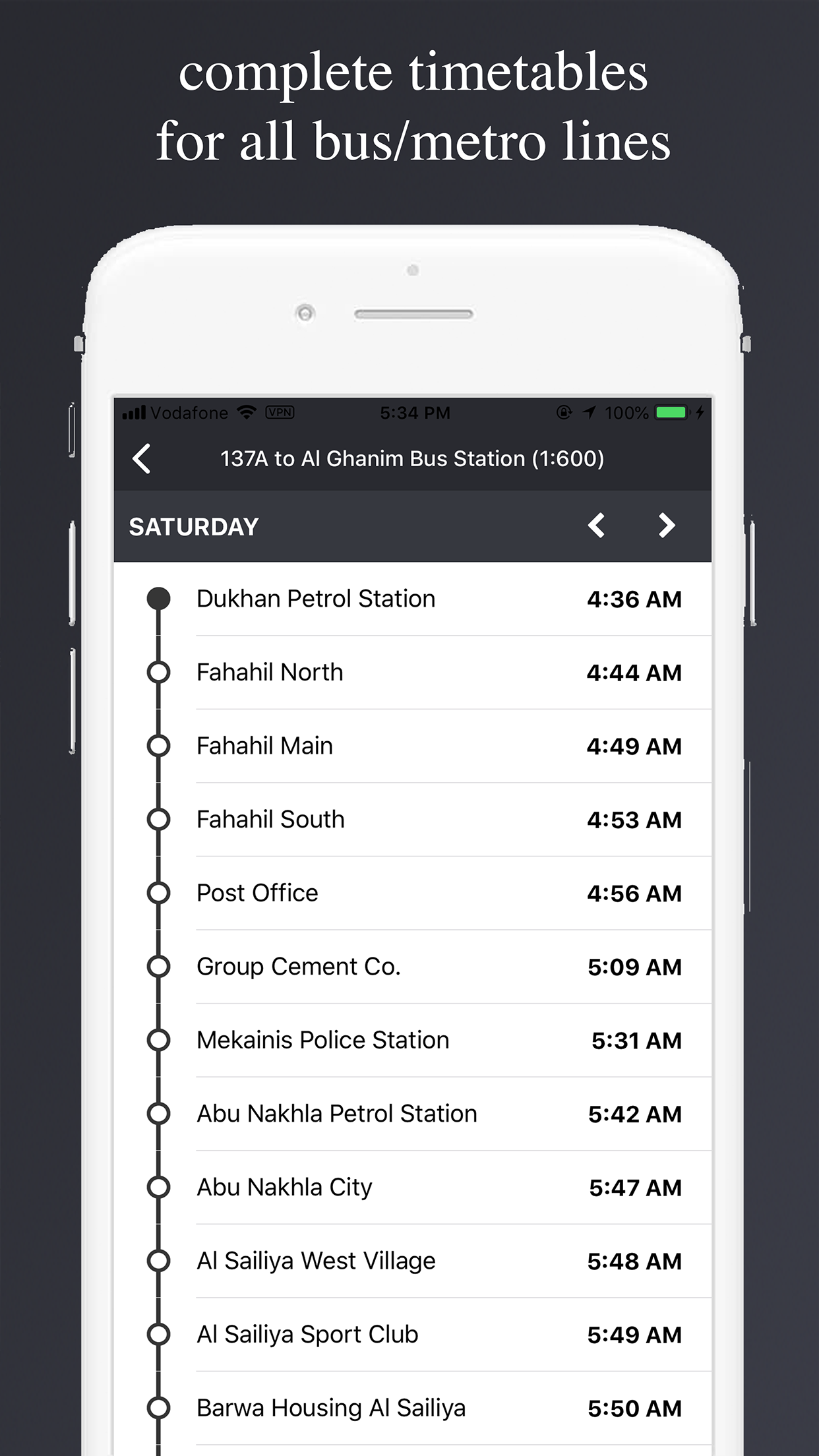 Qatar Transit - Bus & Metro screenshot 5
