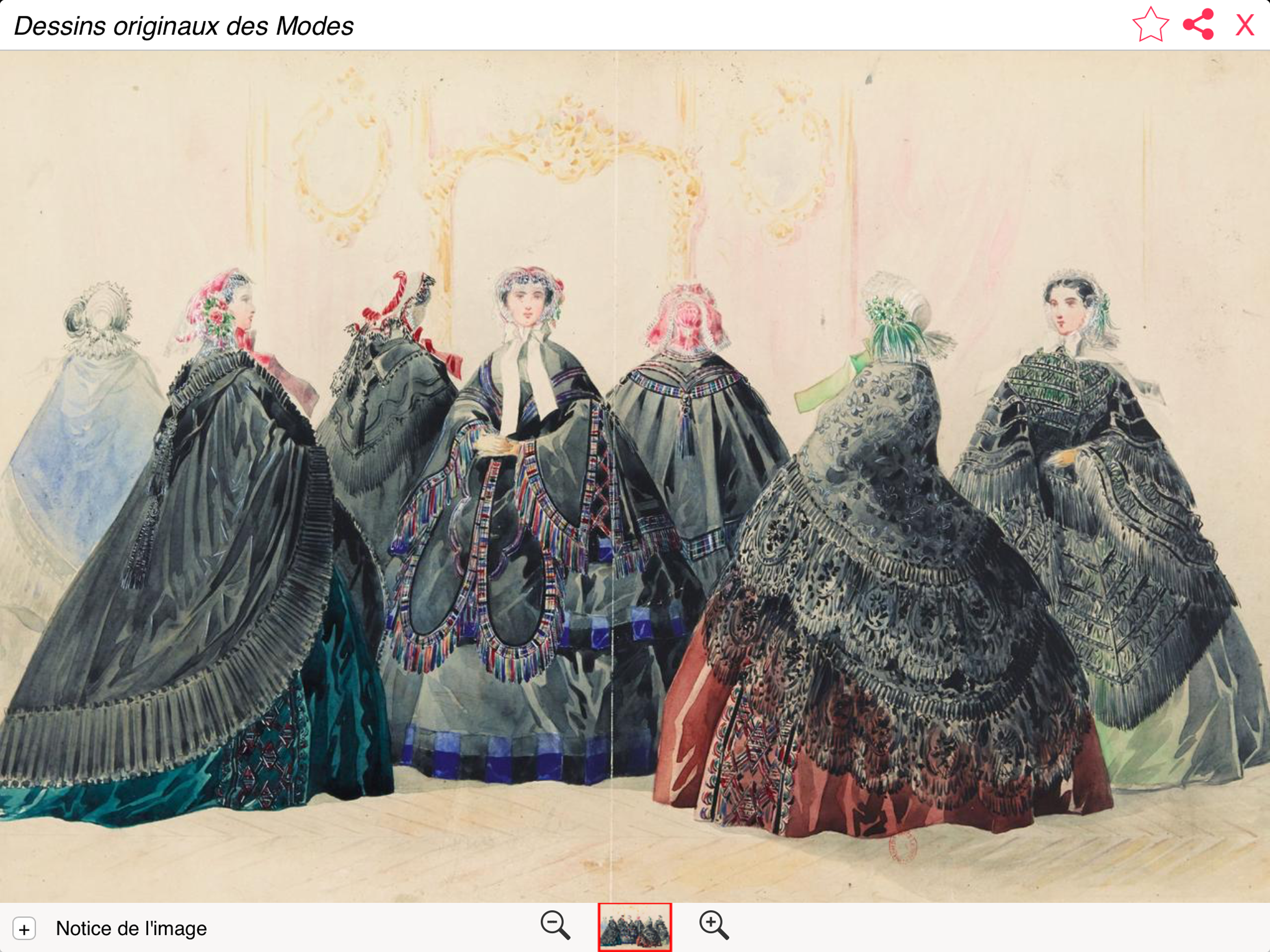 Au Bonheur des dames, BnF screenshot 3