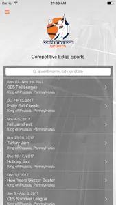 Competitive Edge Sports screenshot #1 for iPhone