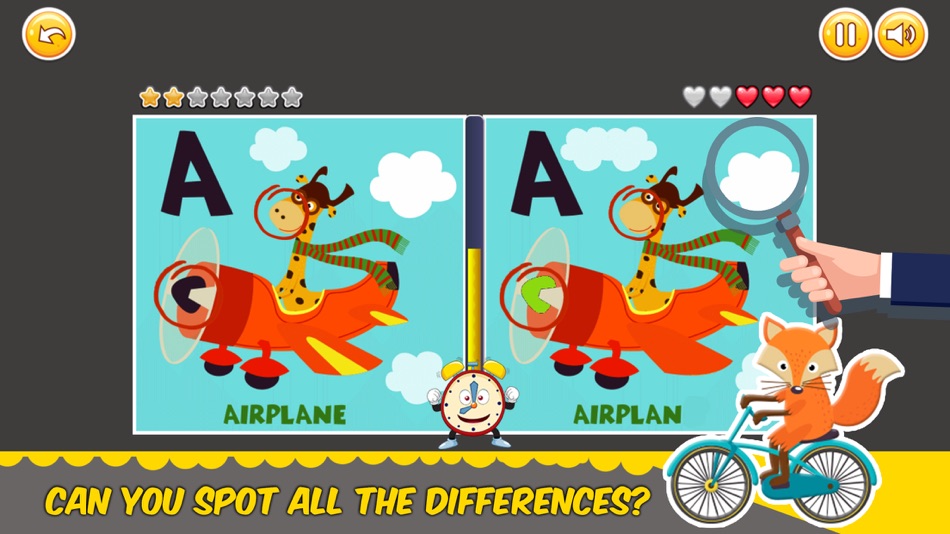 Find Differences alphabet game - 1.0 - (iOS)