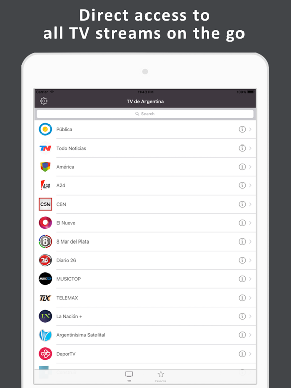 Screenshot #4 pour TV de Argentina - TV en vivo