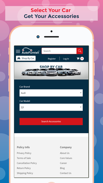 Autofurnish iPhone screenshot 2 - Shopping app