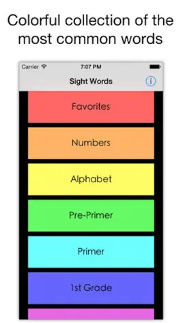 Game screenshot Sight Word Flash Cards + mod apk
