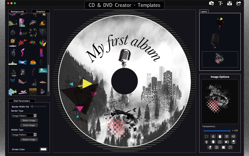 Screenshot #3 pour CD & DVD Creator - Templates