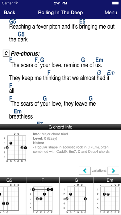 Screenshot #3 pour GuitarTapp PRO - Tabs & Chords