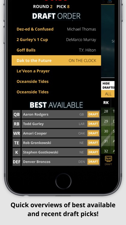 theDraftNight Fantasy Football Draft Board