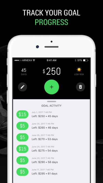 Arnexa: The Smart Savings Goal Tracker