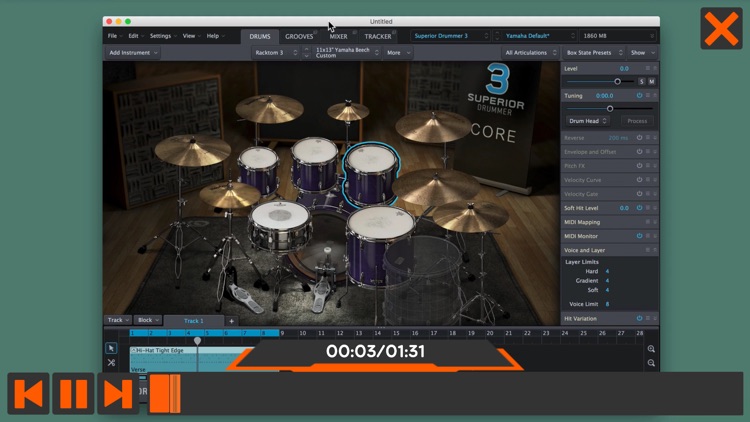 Drums For Superior Drummer 3