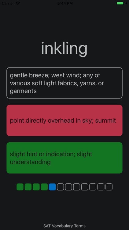 SAT Vocabulary Terms