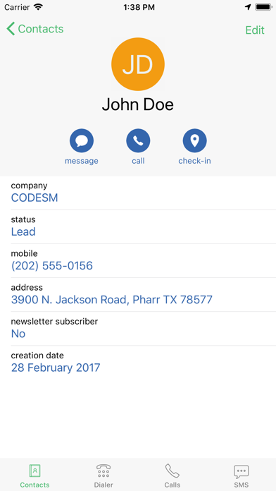 GoCRM Mobile Screenshot