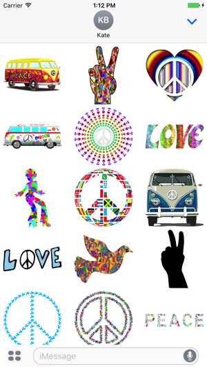 Peace & Love Stickers(圖2)-速報App