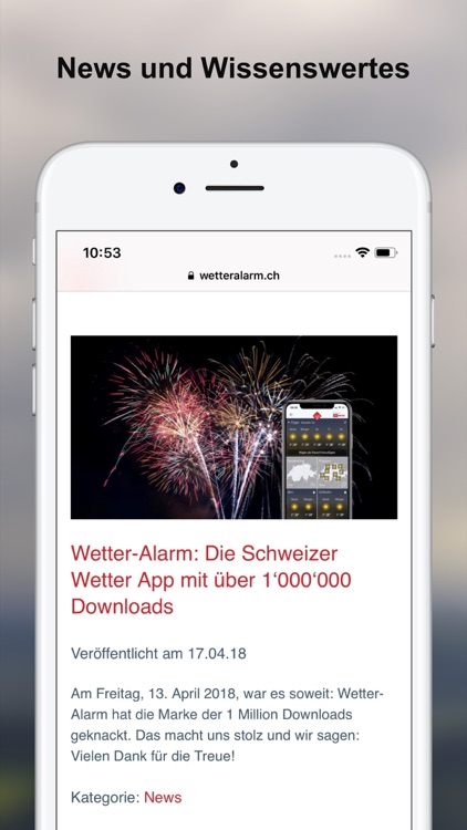 Wetter-Alarm: für die Schweiz screenshot-7