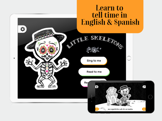 Skeletitos iPad screenshot 1 - Education app