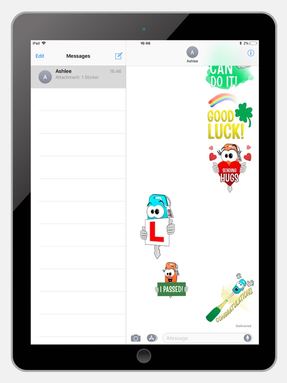 Screenshot #5 pour Learn to Drive Sticker Pack