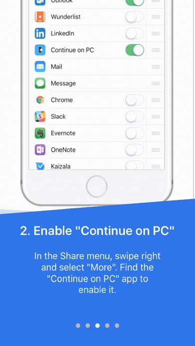 Continue on PC Screenshot