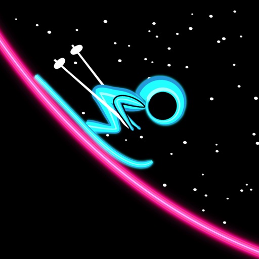 Ski On Neon