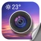 Weather Camera Sticker-Photo & picture watermark