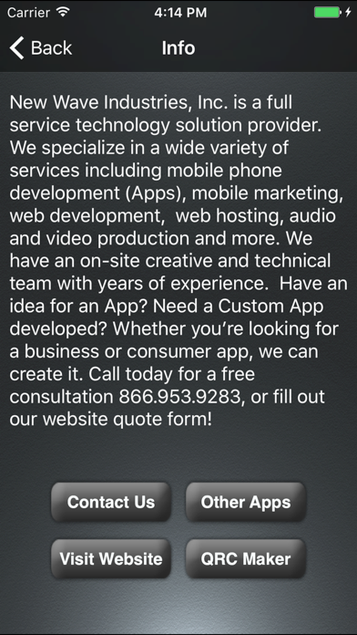 QRCReader iPhone screenshot 5 - Utilities app