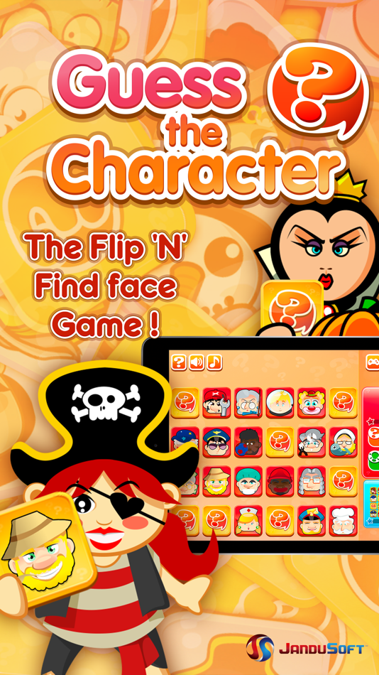 #1. Guess my character! (iOS) By: JanduSoft S.L.