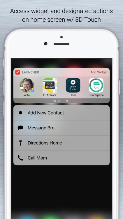 Launcher with Multiple Widgets