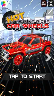 hot stunt rider : car wheels iphone screenshot 3