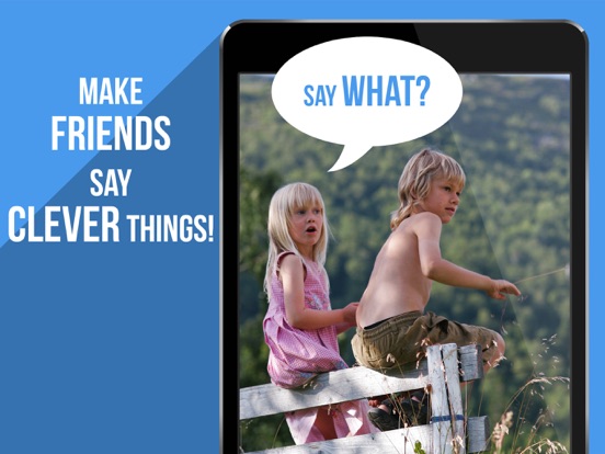 Screenshot #5 pour Speech Caption: Comic Meme Text Bubbles on Photos