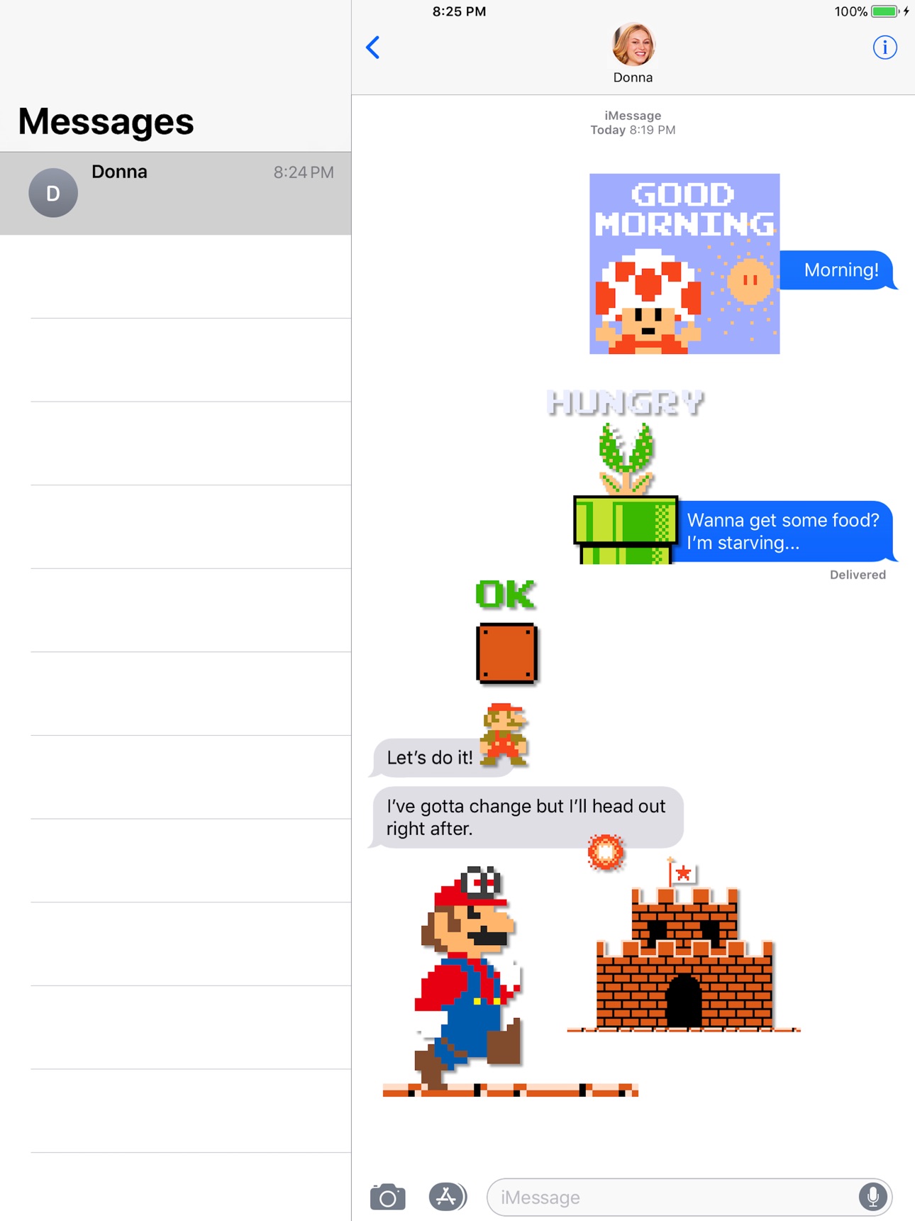 Screenshot 7 of 8-bit Super Mario Stickers