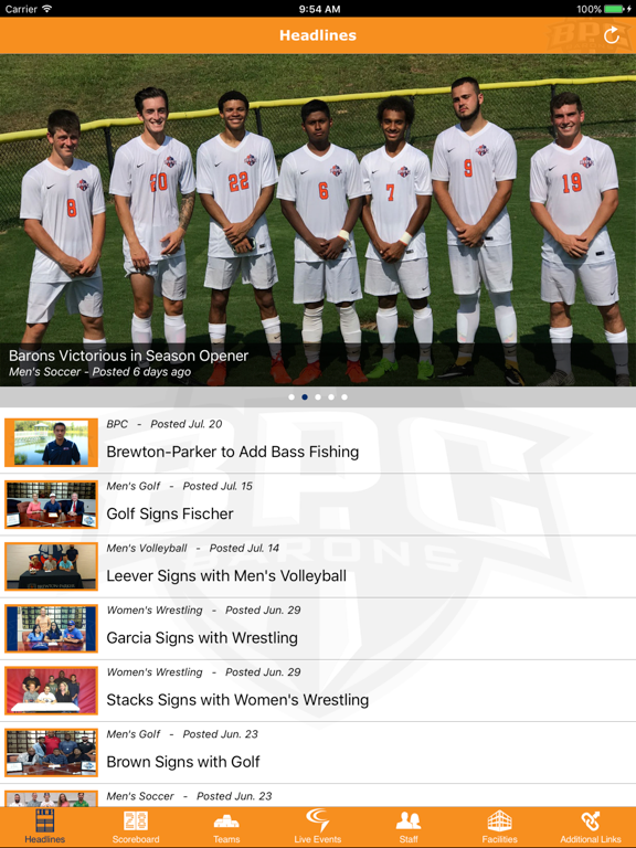 Screenshot #5 pour Brewton-Parker Athletics