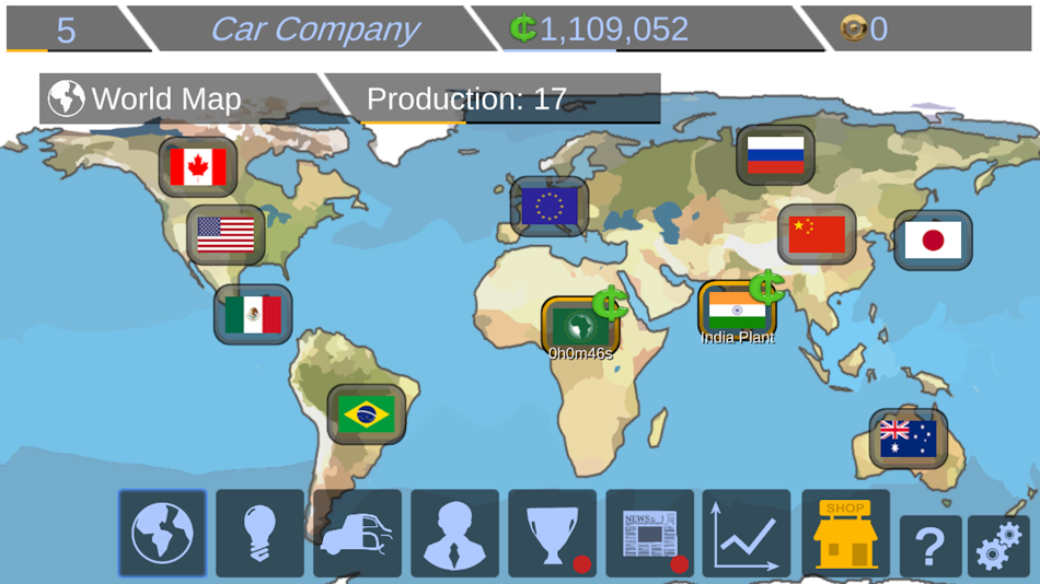#5. Idle Car Empire (iOS) 由: Evil Grog Games GmbH