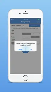 Easy eGFR screenshot #2 for iPhone
