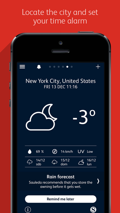 Meteo Alarm Screenshot