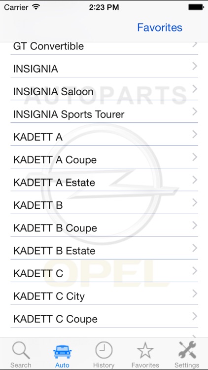 Autoparts for Opel screenshot-3
