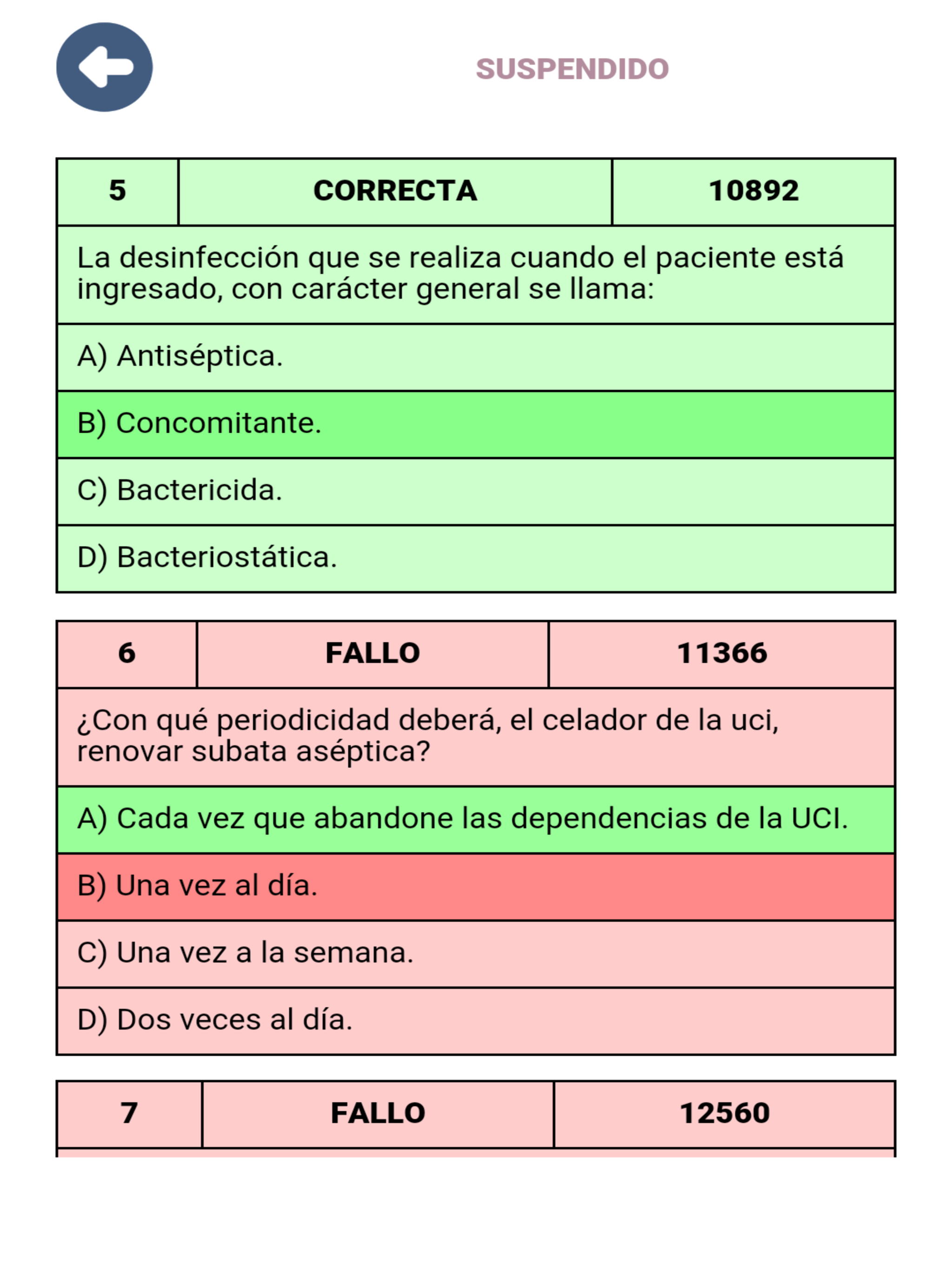 Test Oposición Celador