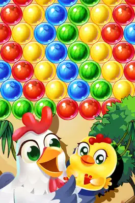 Game screenshot Bubble Fruit Chicken Coco apk