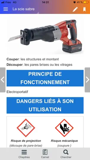 Capture d'écran de GO SR BMPM sur iPhone 5