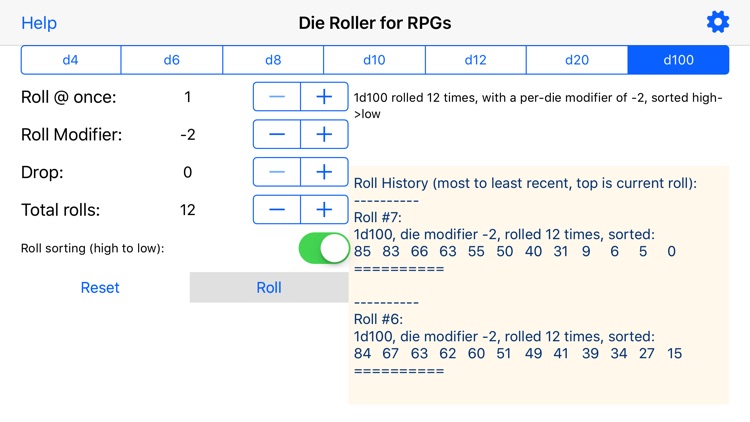 Die Roller for RPGs screenshot-3