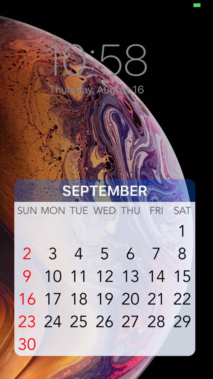 iPhone screenshot