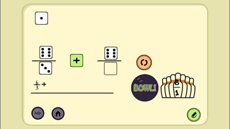 4 Dice a Fractions Game screenshot-5