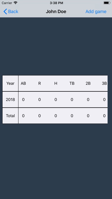 Baseballplayer Stats screenshot 2