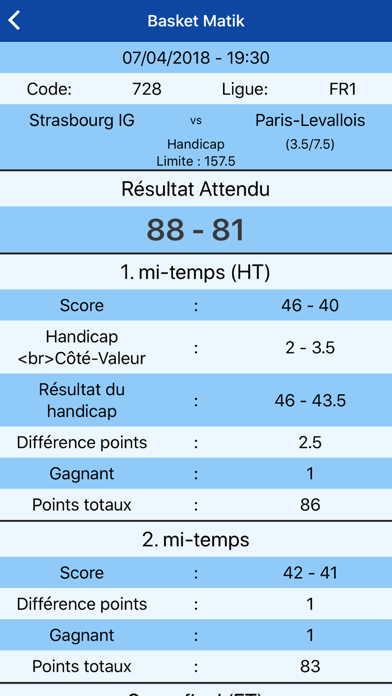 Screenshot #3 pour BasketMatik