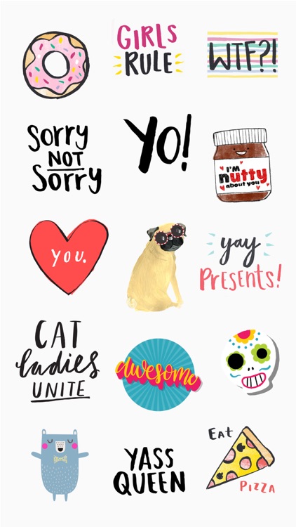 Moonpig Stickers