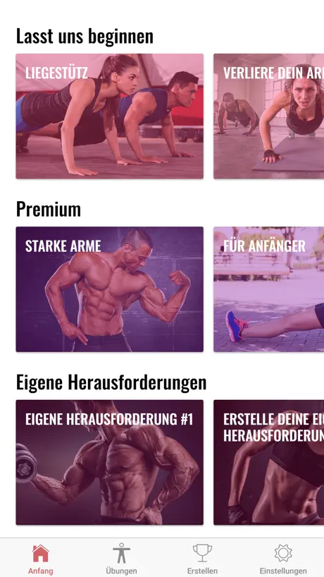 30 Tage Arm-Challenge
