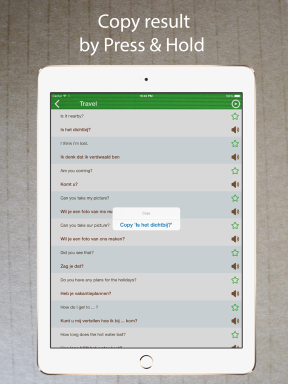 Screenshot #6 pour Learn Dutch Phrasebook Offline